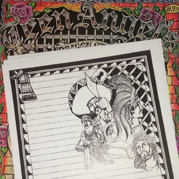 1980's Teen Angels Magazine style Stationary. Lot of 10. - Picture 1 of 5